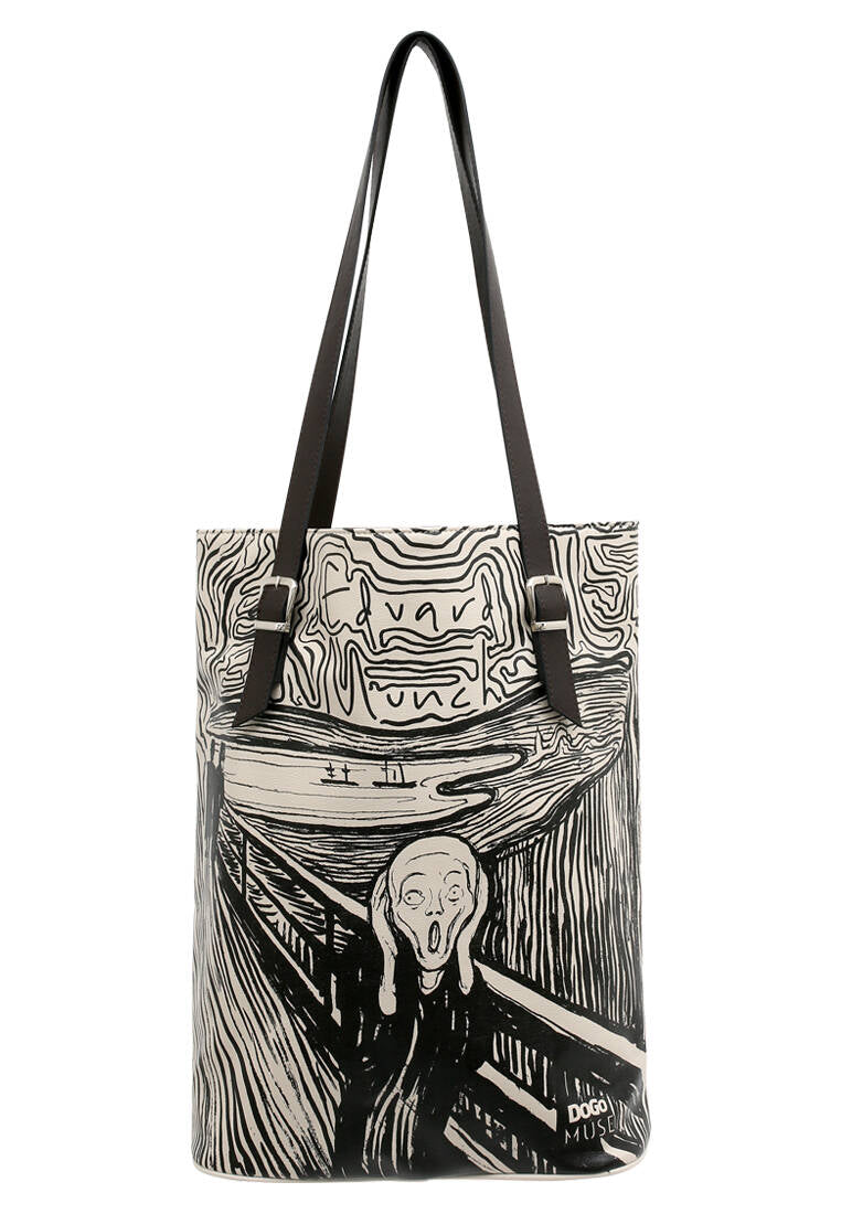 Leather Bag with Edvard Munch The Scream Muse