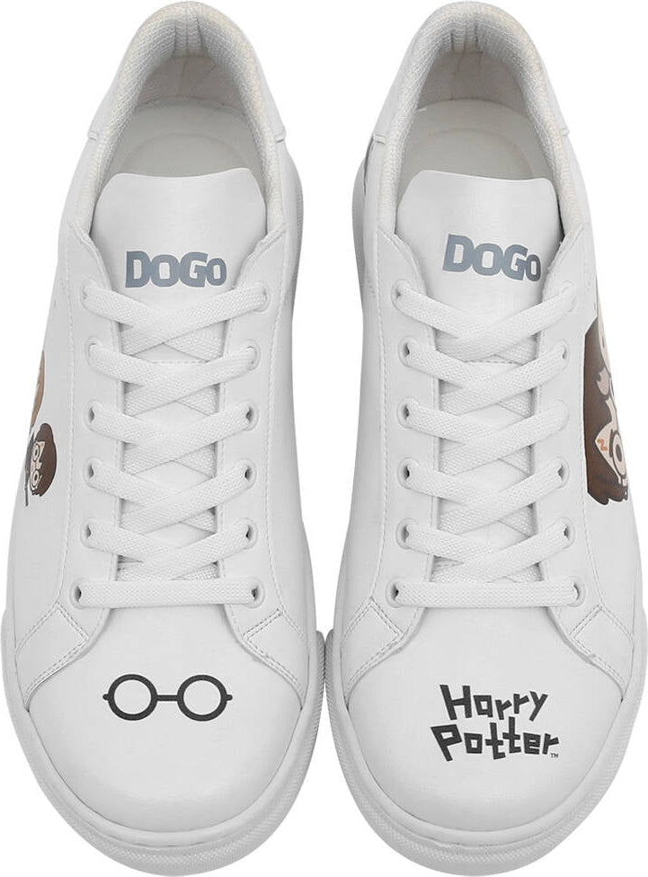 DOGO Women Vegan Leather White Sneakers