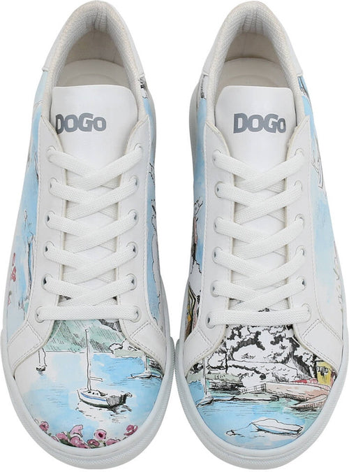 Women Vegan Leather White Sneakers