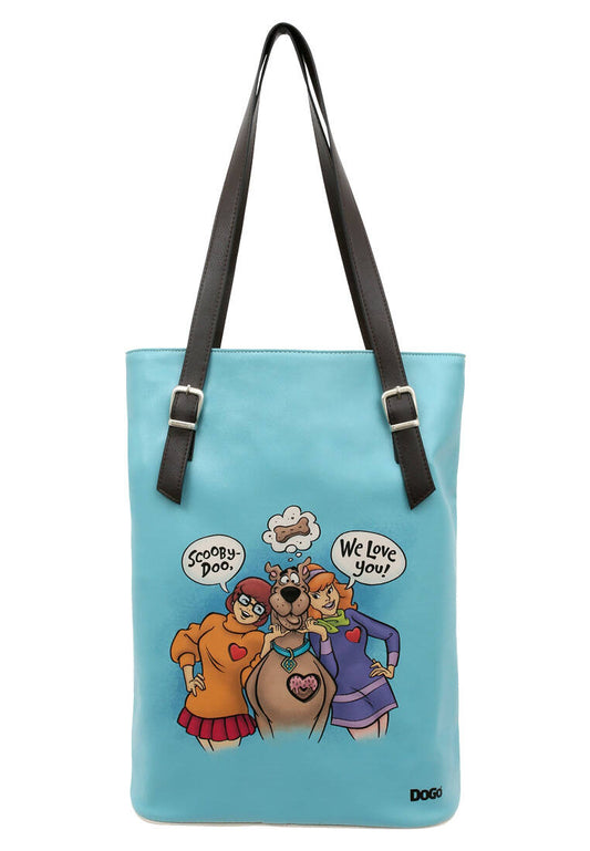 Leather Shoulder Bag with Warner Bros Hungry Doo